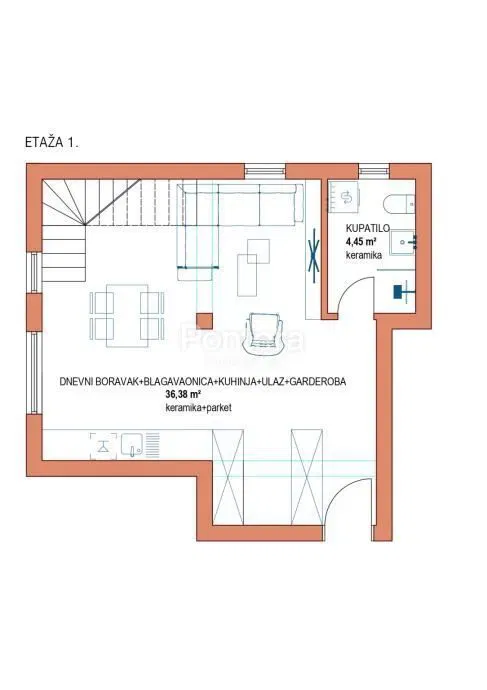 Flat/apartment Viškovo, 82m2 – 2