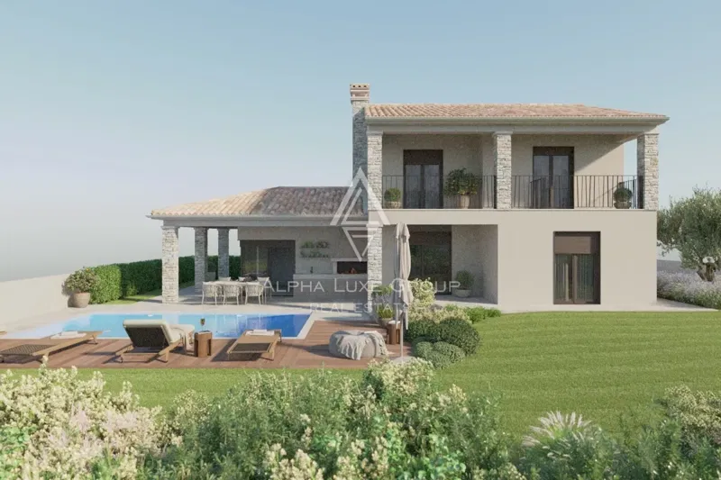 Istria, Višnjan: Detached house with pool – 2