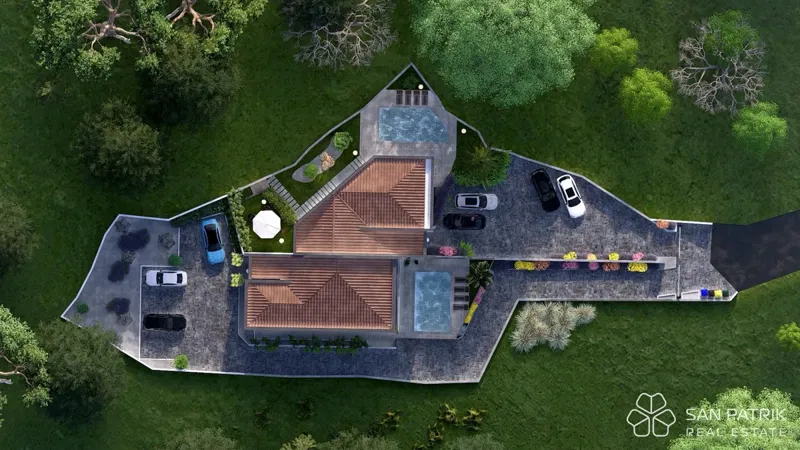 Elegante appartamento con piscina e vista mare – Vrbnik, isola di Krk – 3
