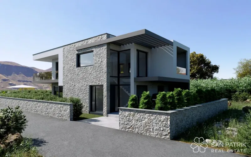 Murter, prima fila sul mare – villa con piscina e vista panoramica – 3