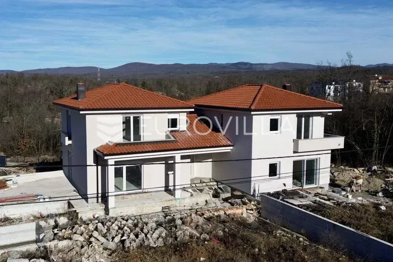 Matulji, Mučići, NEWLY BUILT semi detached house, roh bau condition, swimming pool – 2
