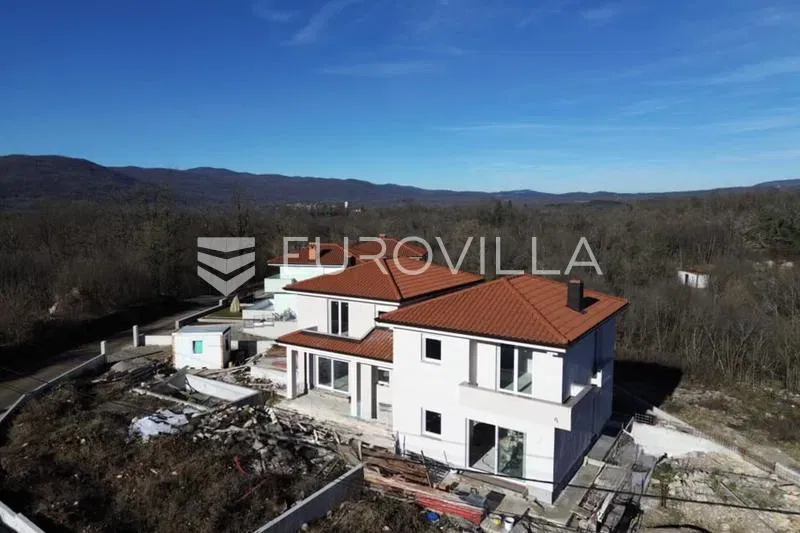 Matulji, Mučići, NEWLY BUILT semi detached house, roh bau condition, swimming pool – 3