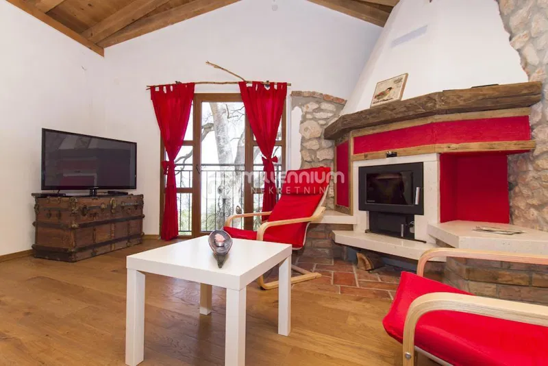 Brseč, 120m2, prekrasna kuća s bazenom i pogledom – 3