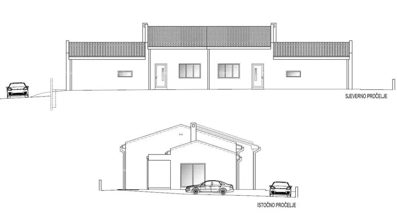 Moderna villa duplex con piscina in vendita, Kožljani, Barban! – 2