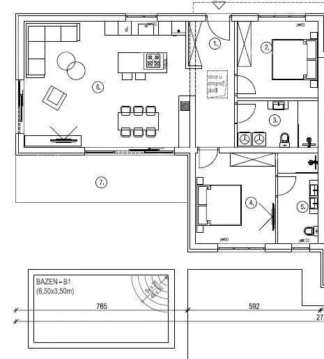 Moderna villa duplex con piscina in vendita, Kožljani, Barban! – 3
