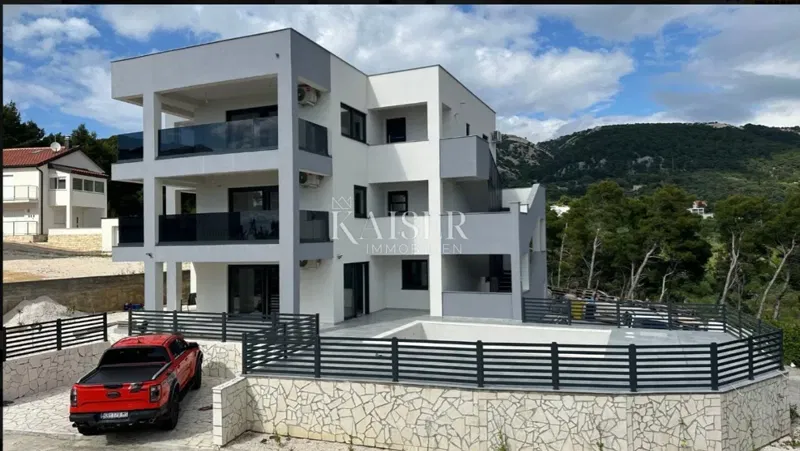 Rab, Banjol - Penthouse with roof terrace and panoramic view – 2