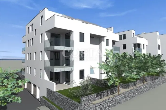 ISLAND OF PAG, POVLJANA - Duplex apartment under construction near the sea S12 – 2