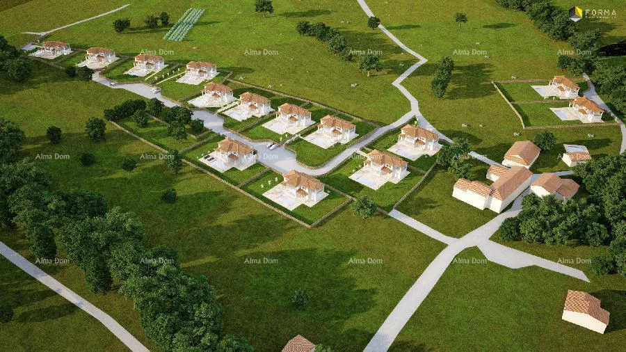9 građevinskih zemljišta sa projektom