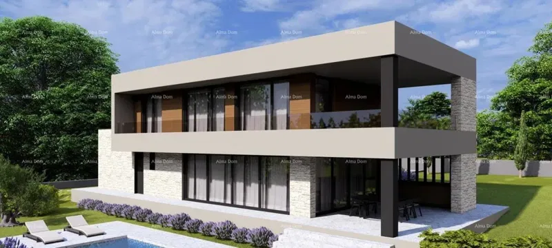 Building land with conceptual project – Poreč, Žbandaj, 963 m² – 3