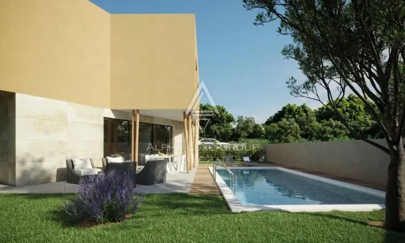 Beautiful villa with pool under construction, Istria, Novigrad – 3