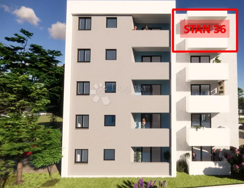 Flat Monvidal, Pula, 54,96m2 – 2