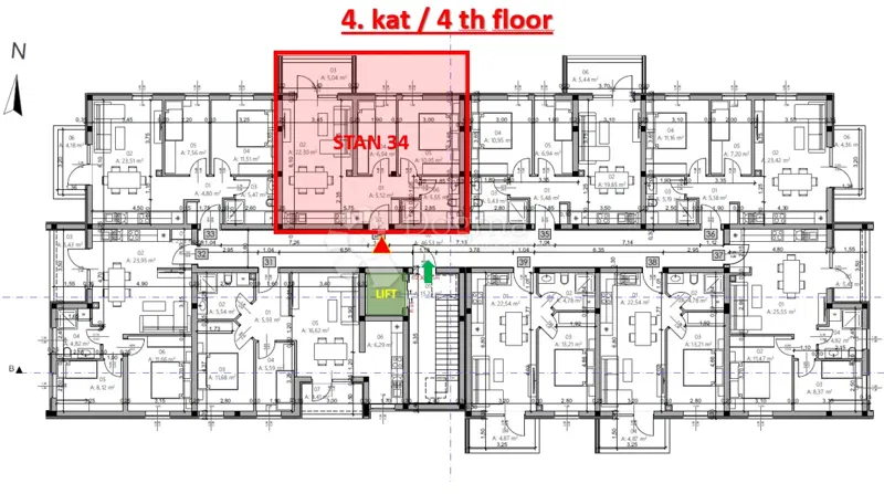Квартира Monvidal, Pula, 54,96m2 – 3