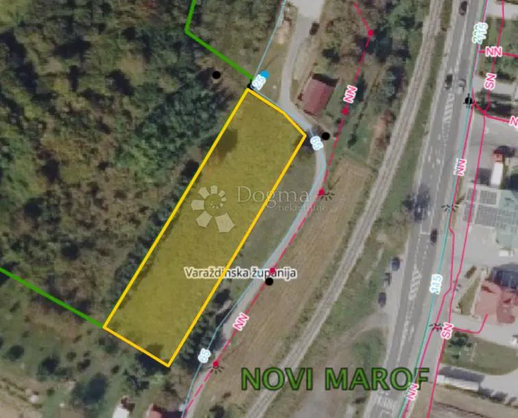 Építési telek Novi Marof, 2.059m2