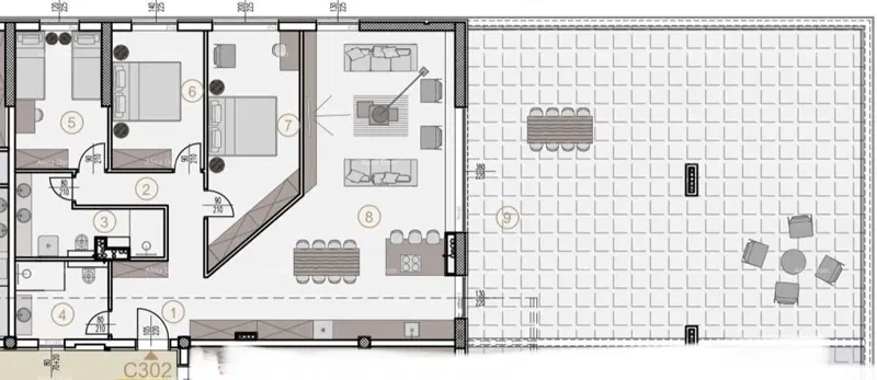 Apartments for sale in a new business-residential project, Poreč, C302-building C – 3