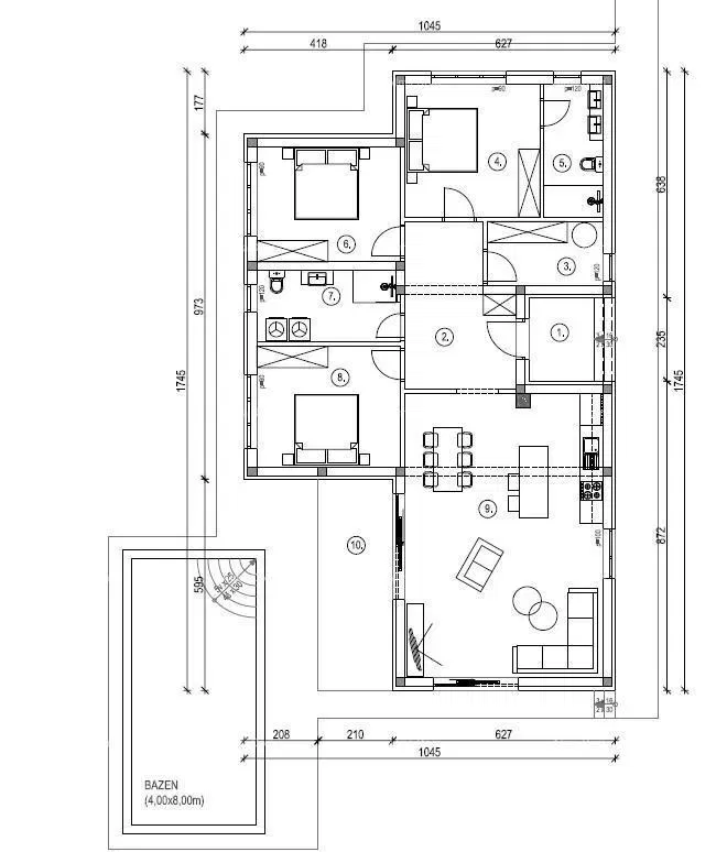 Modern villa with swimming pool for sale, Kožljani, Barban! – 3