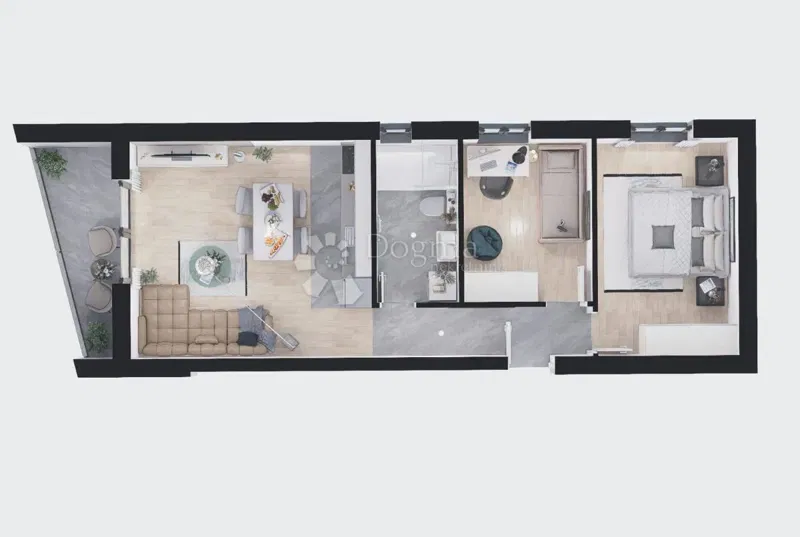 Квартира Kaštel Stari, Kaštela, 64,90m2 – 2