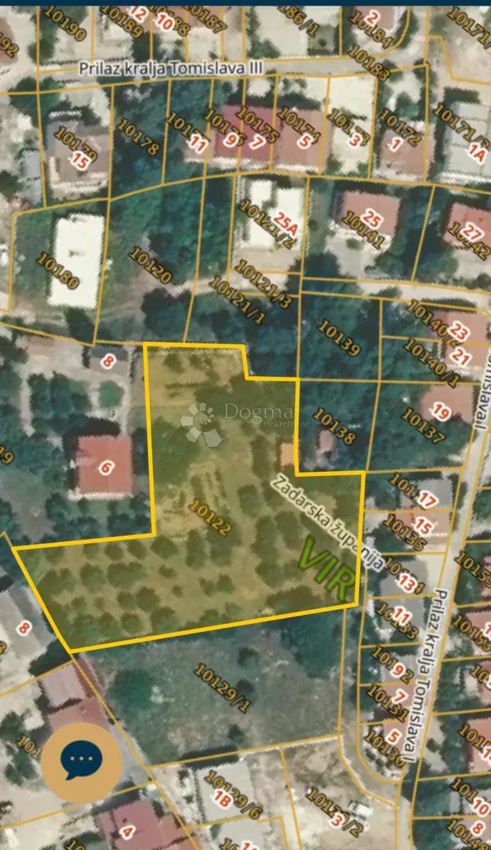Terreno edificabile Vir, 2.885m2 – 2