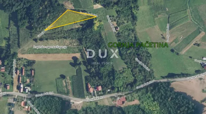 KRAPINA, GORNJA PAČETINA - Działka rolna 3070 m²