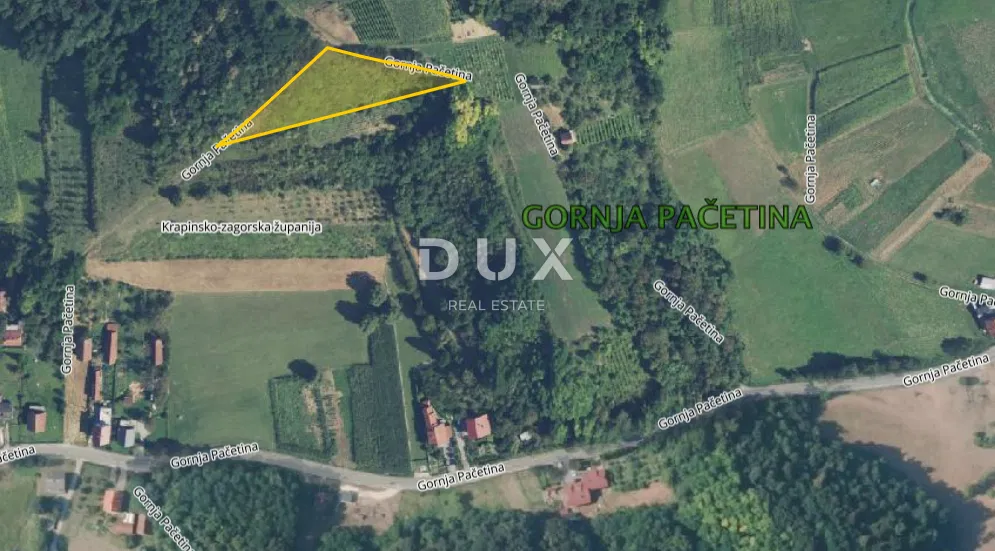 KRAPINA, GORNJA PAČETINA - Działka rolna 3070 m²