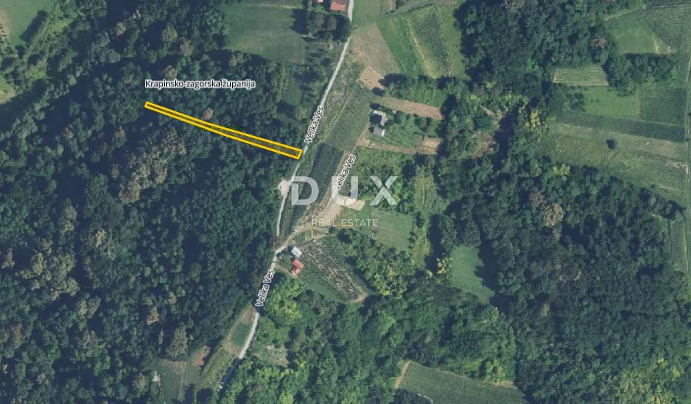 KRAPINA, VELIKA VES NOVA - 720 m²-es erdő