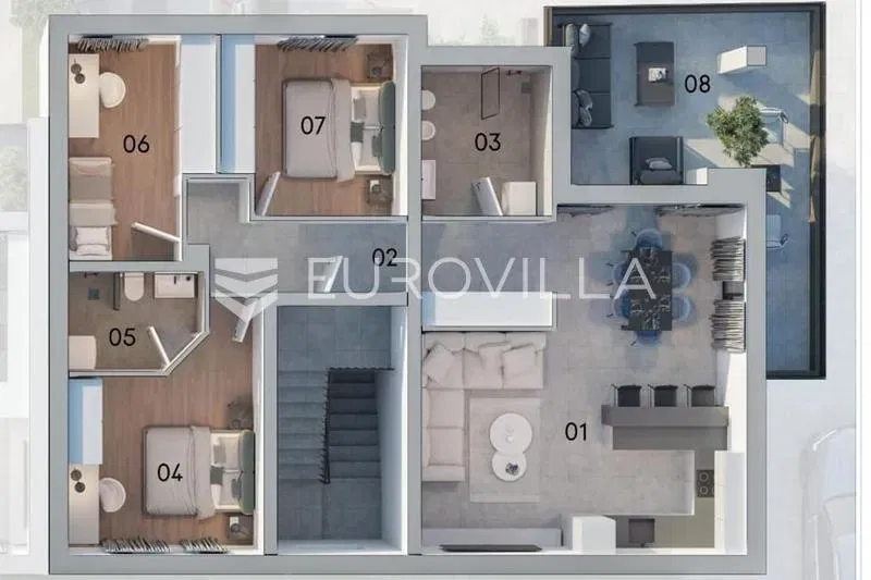 Istria, Pula - Penthouse with Garage in a Quiet Part of Kaštanjer – 3