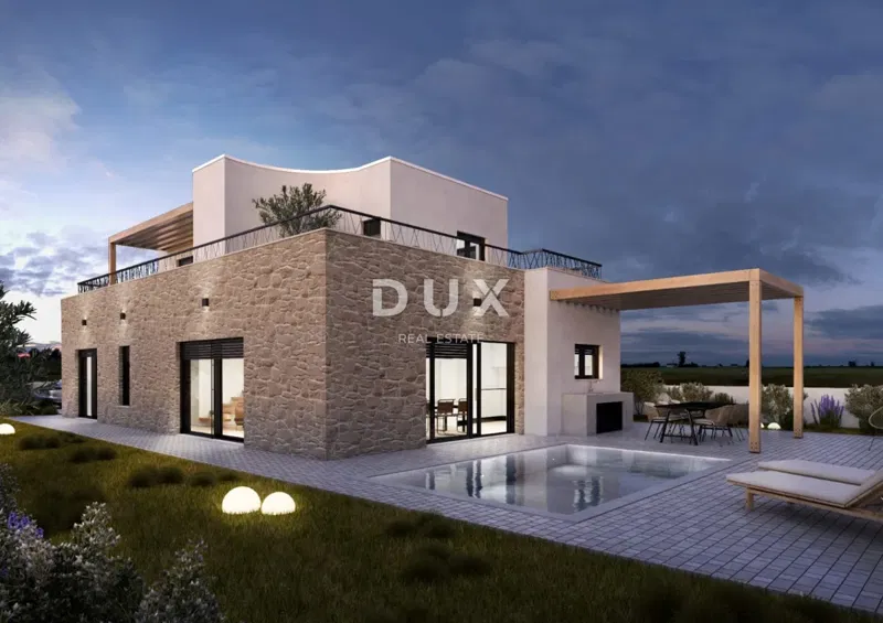 ŠIBENIK, VODICE – Detached modern villa with swimming pool under construction – 2