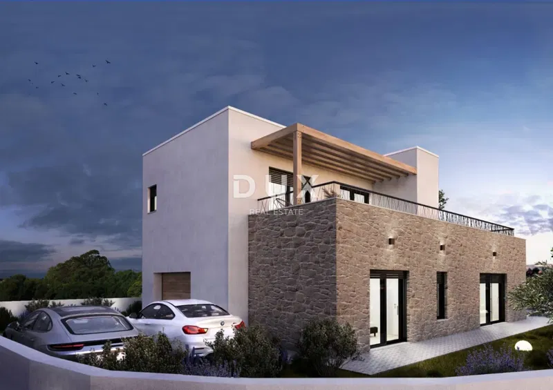 ŠIBENIK, VODICE – Detached modern villa with swimming pool under construction – 3
