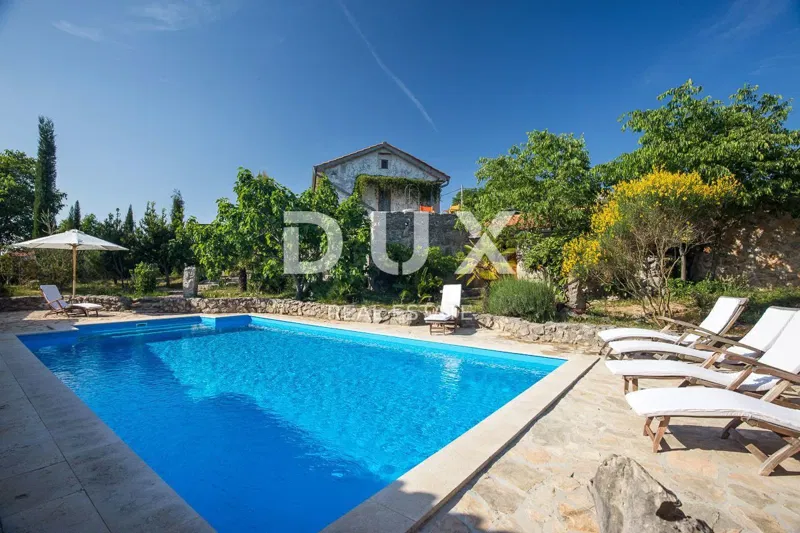 ISLAND OF KRK, TOWN OF KRK (surroundings) - A rarity! Property with indigenous stone houses, swimming pools and a Mediterranean garden – 3