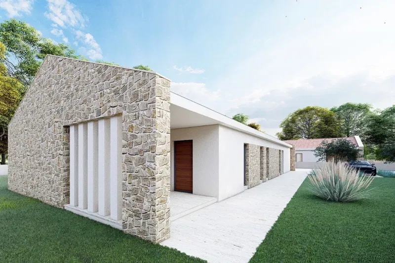 Terreno edificabile con permesso di costruire e progetto – 2