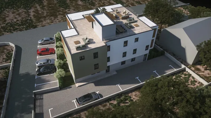 Vodice, apartment with garden, new building – 2