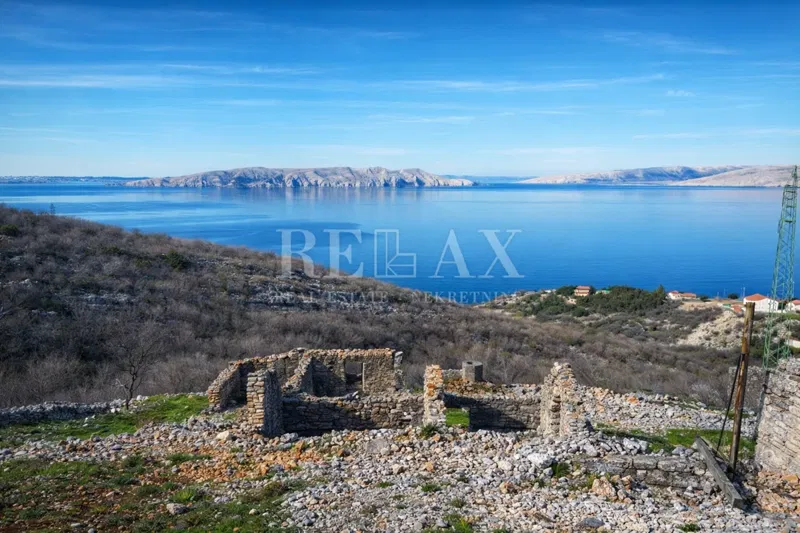 Sveti Juraj - zemljište sa panoramskim pogledom na more