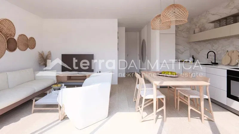 Luxurious four-bedroom apartment with roof terrace and panoramic views – Sukošan – 3