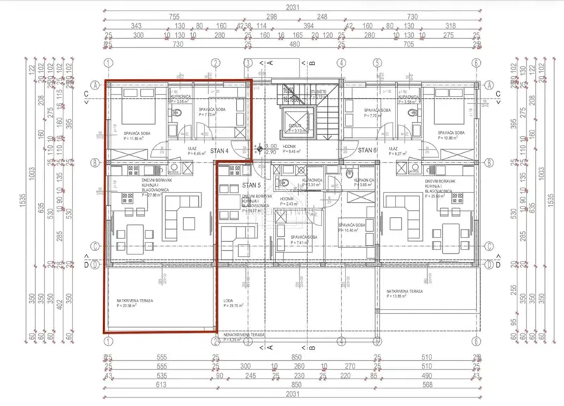 Two-Bedroom Apartment with Sea View, Only 20 m from the Sea – 2