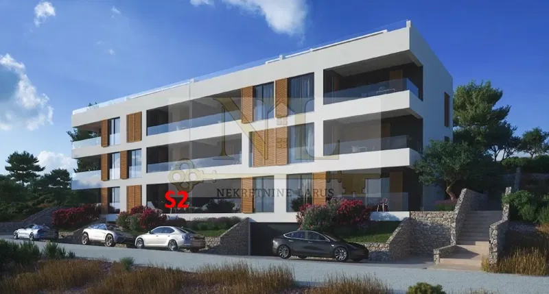 Appartamento S2, vicino al mare e alla spiaggia, garage, vista dall'alto – 3
