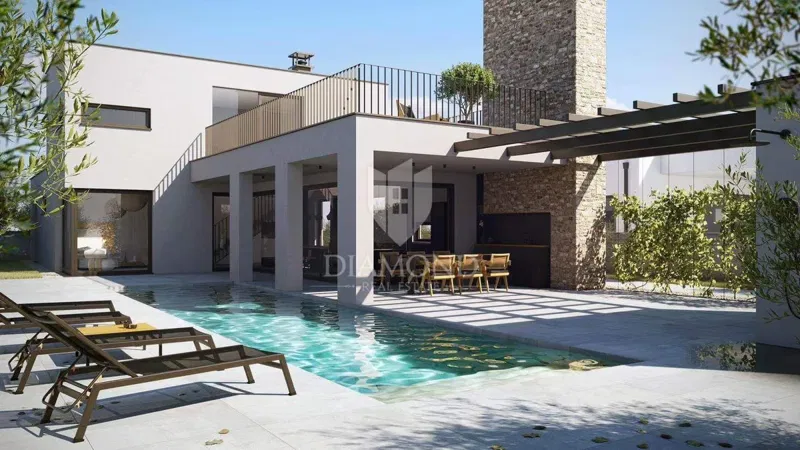 Sveti Lovreč, Fantastica villa architettonica, ROH-BAU – 2