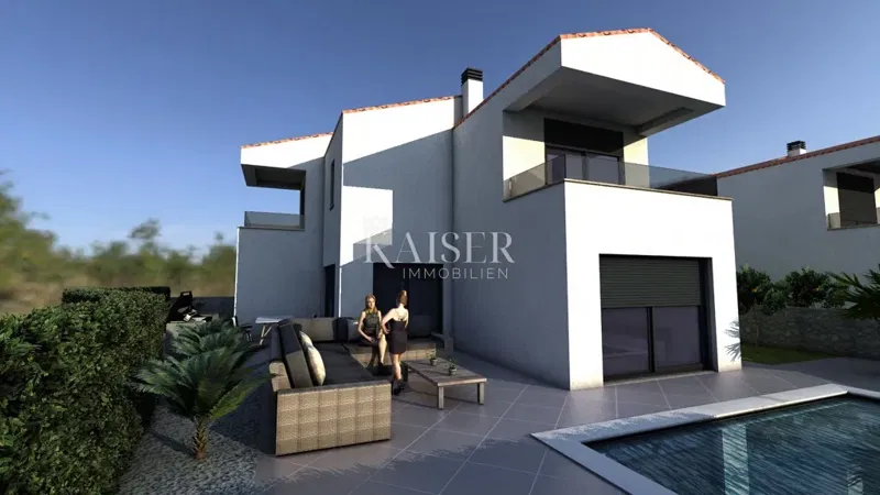 Building land Risika, Vrbnik, 1.100m2 – 3