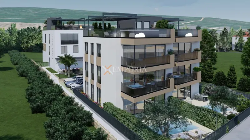Nuova costruzione Sukošan – appartamento con vista mare, a 40 m dal mare – 3