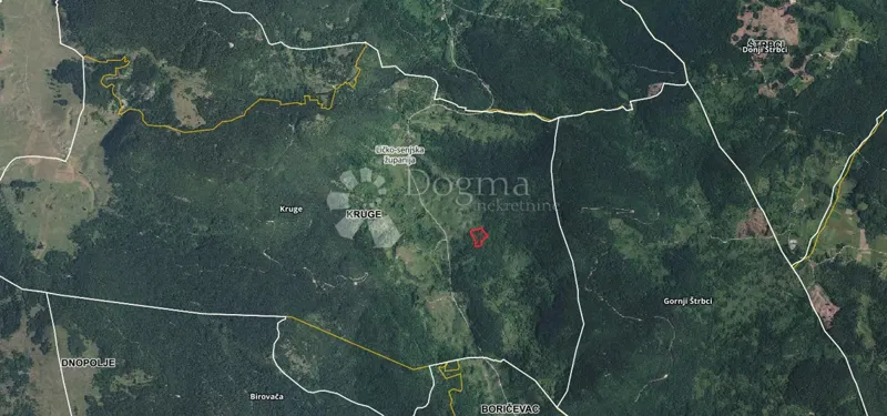 Terreno agricolo Kruge, Donji Lapac, 3.223m2 – 2