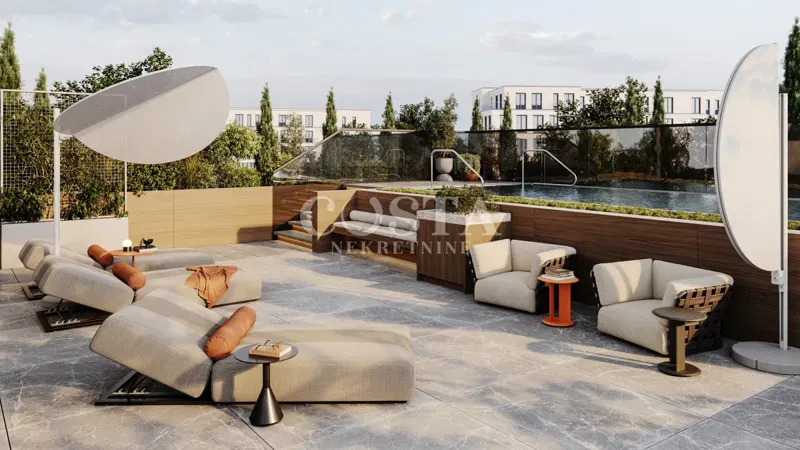 ZADAR, VIDIKOVAC - Modern penthouse with pool under construction S4 – 3