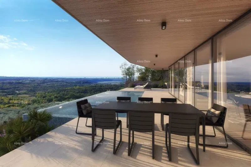 A newly built modern detached house with a swimming pool near Buje is for sale – 2