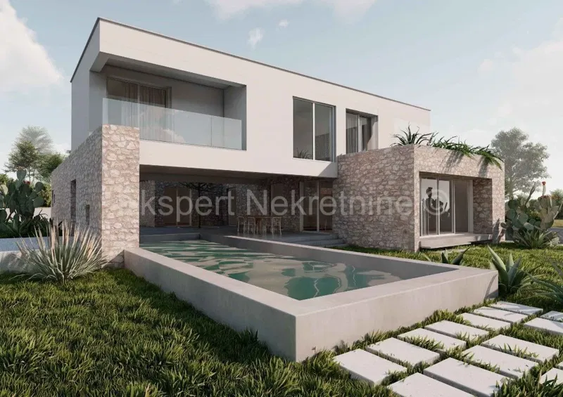 Rogoznica, luxury villa 276 m2 with swimming pool (41m2) only 120 from the sea and beach, – 2