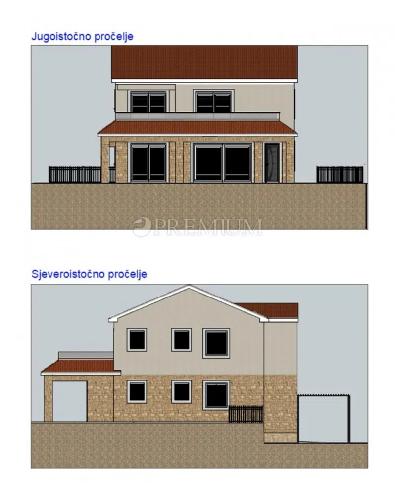 Okolica Krka, zemljišče s projektom za vilo z bazenom! – 3