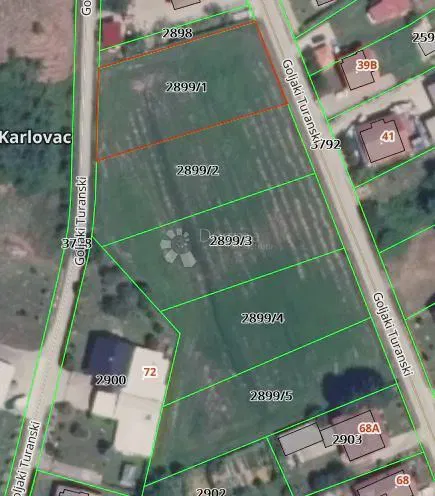 Building land Turanj, Karlovac, 6,57m2 – 3