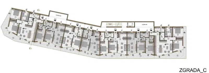Sale of modern apartments in an exclusive building with a view of the marina, Pula! – 3