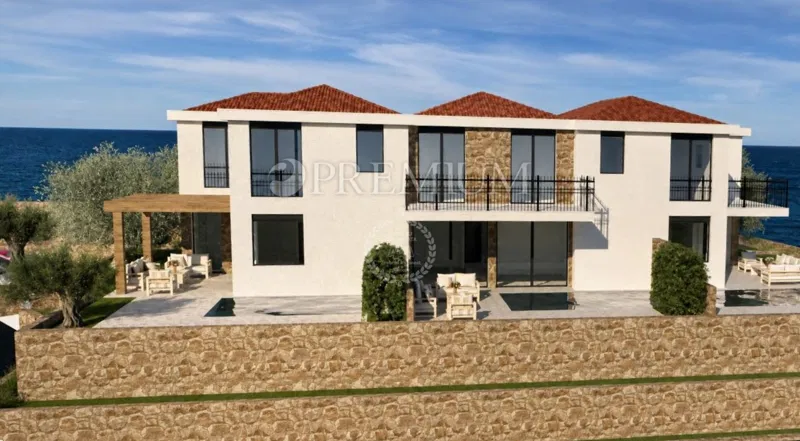 Njivice, Neubau-Reihenhaus mit Pool! – 2