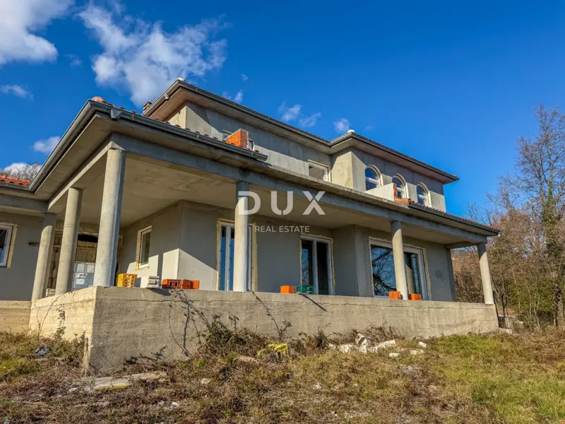 OPATIJA, BREGI - Villa ideale vicino a Opatija, quasi completata, vista mare e splendido giardino – 3