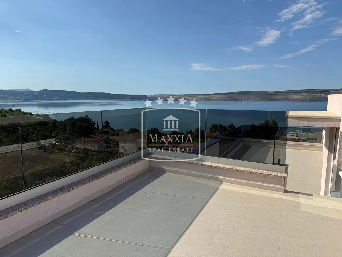 Seline - NOVOGRADNJA ap. na drugom katu sa krovnom terasom. Pogled! 320000€