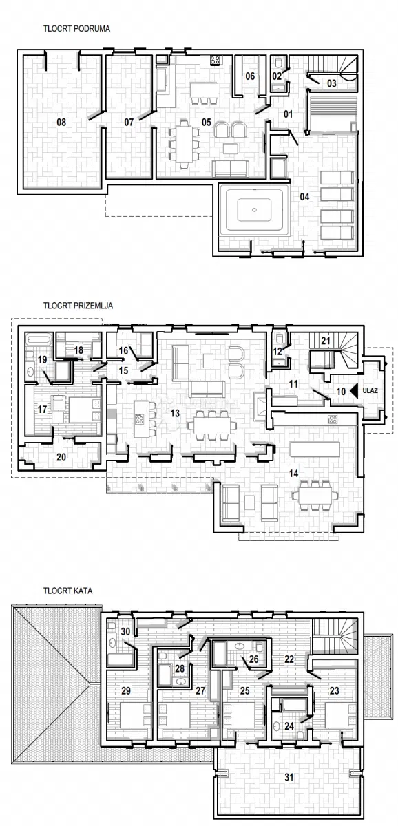 House Krk, 468m2 – 3