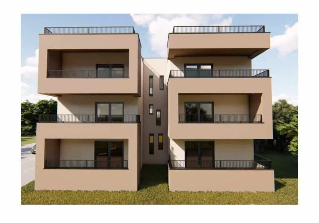 Ražanac, apartmani u izgradnji, blizina mora i svih sadržaja.