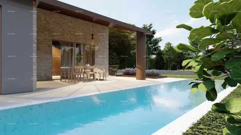 Offerta imperdibile! Vendita di terreni con permesso di costruzione per la realizzazione di una casa familiare con piscina, Tinjan! – 3